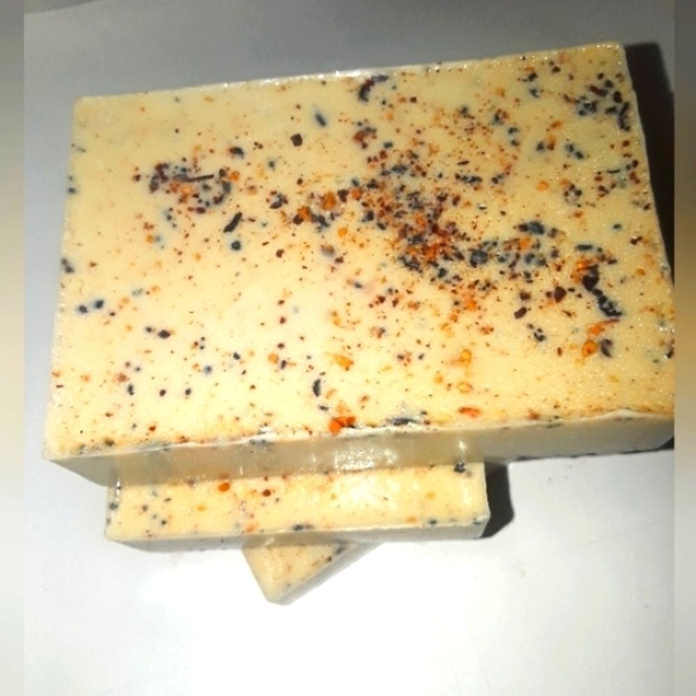 Hand CRAFTED organic Hibiscus Rose Soap bar